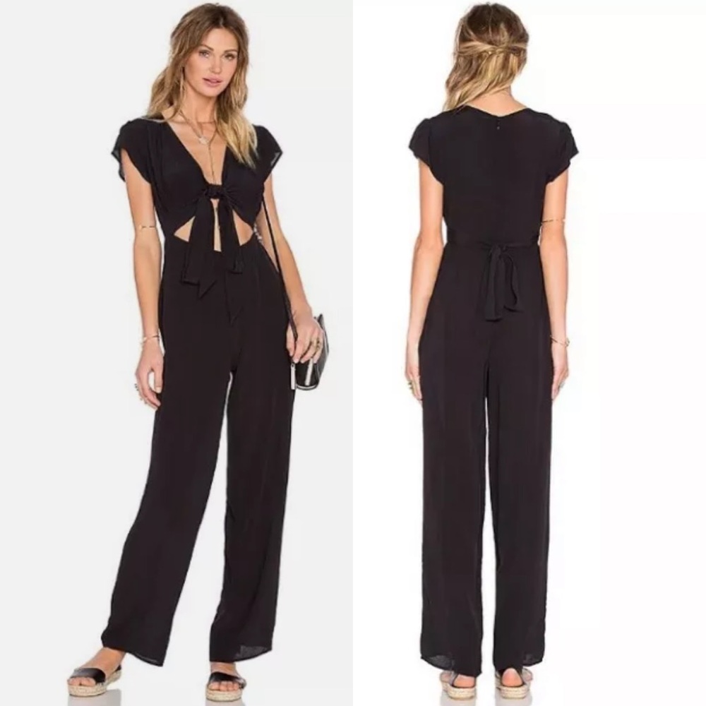 Revolve Privacy Please Wilmot Jumpsuit in Black